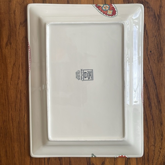 Tabletops Gallery - multi Paisley platter/tray - Picture 2 of 3